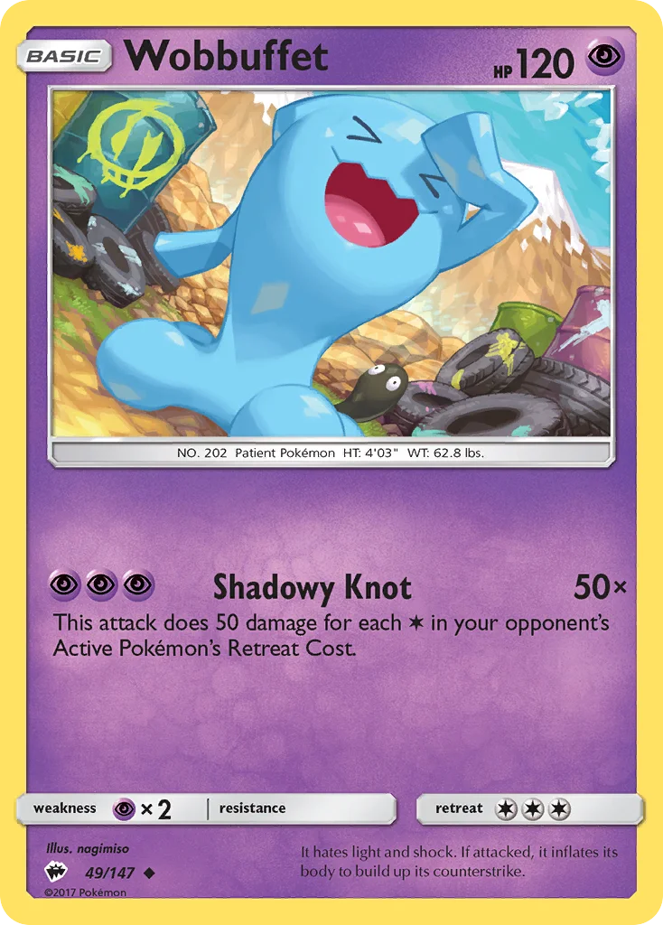 Wobbuffet Pokemon card