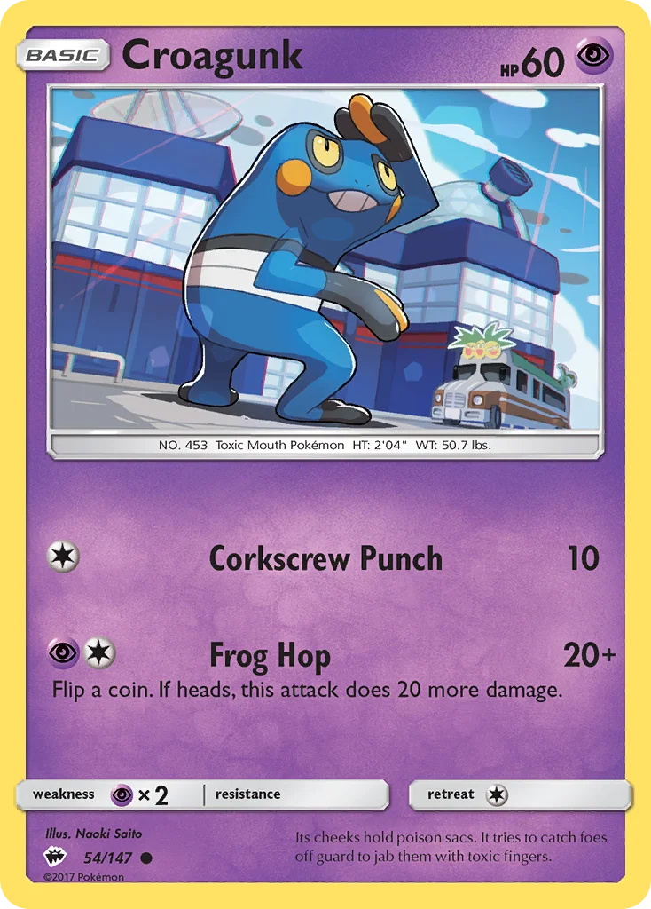 Croagunk Pokemon card