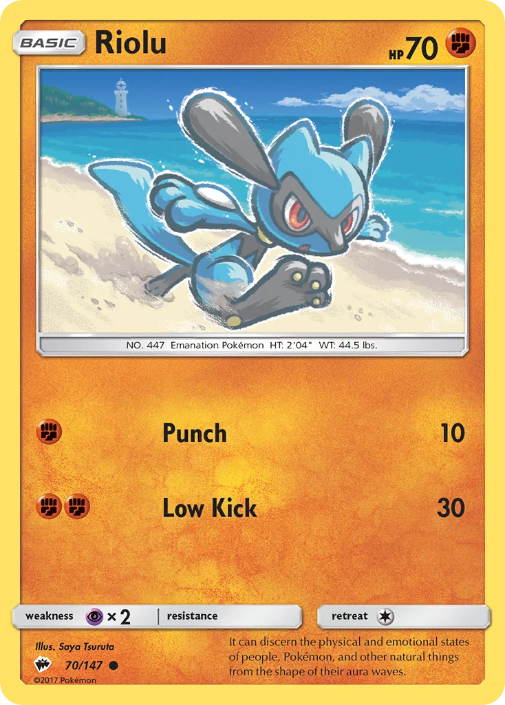 Riolu Pokemon card