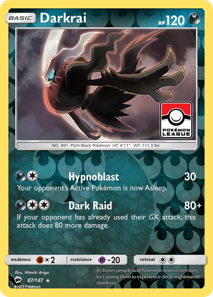 Darkrai Pokemon card