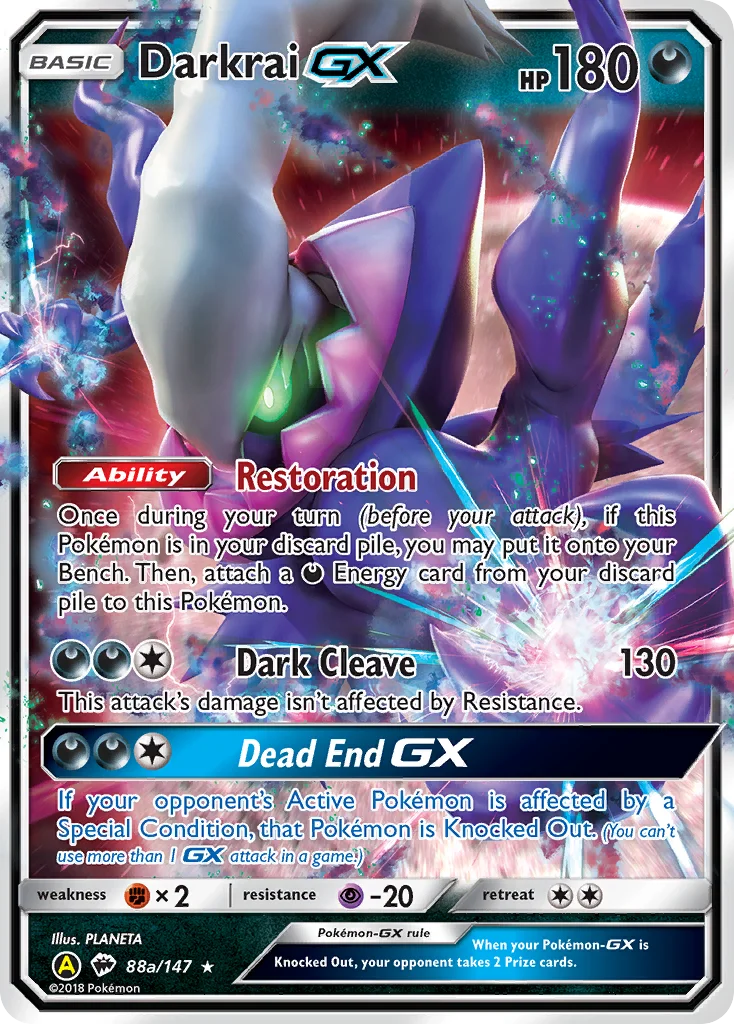 Darkrai-GX Pokemon card
