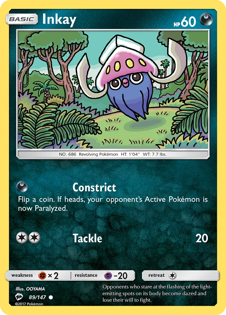 Inkay Pokemon card