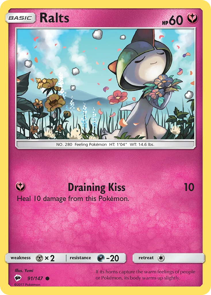 Ralts Pokemon card