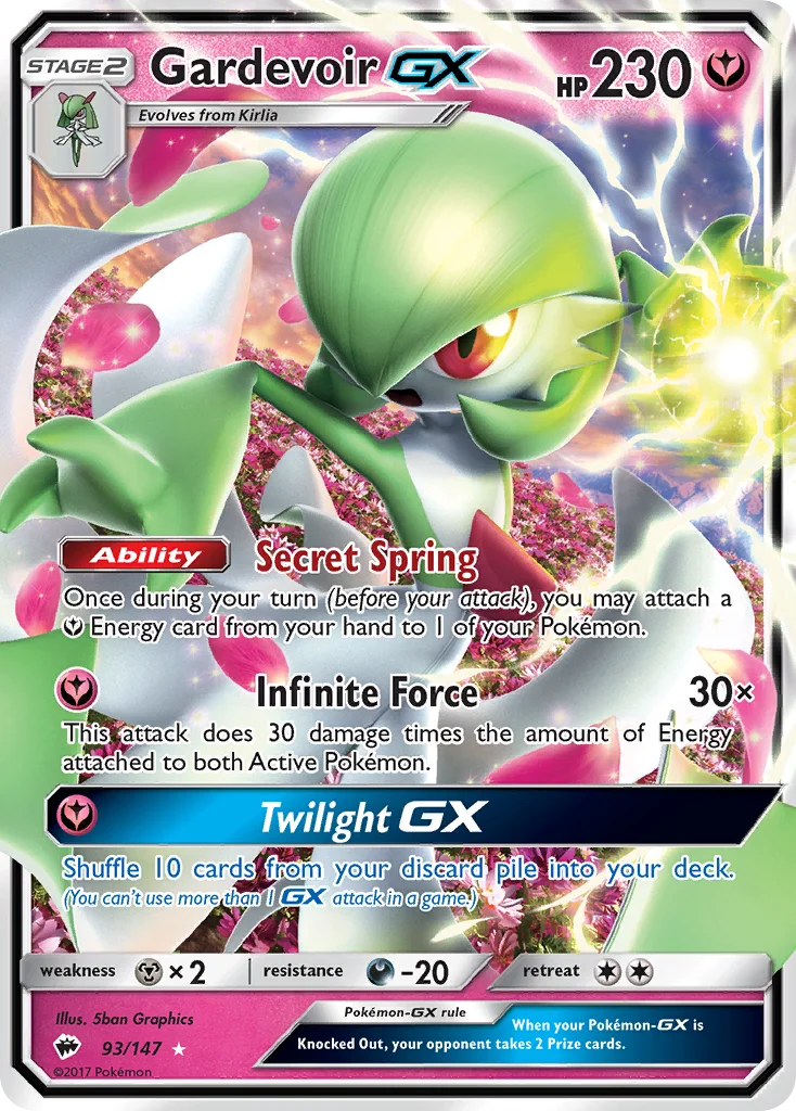 Gardevoir-GX Pokemon card