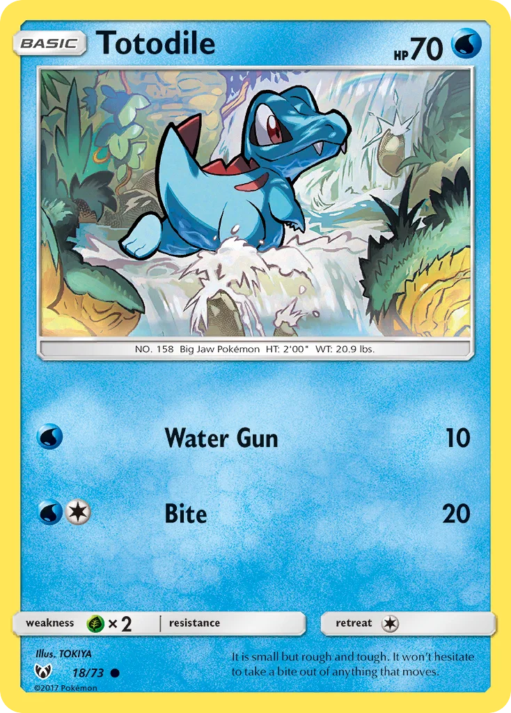 Totodile Pokemon card