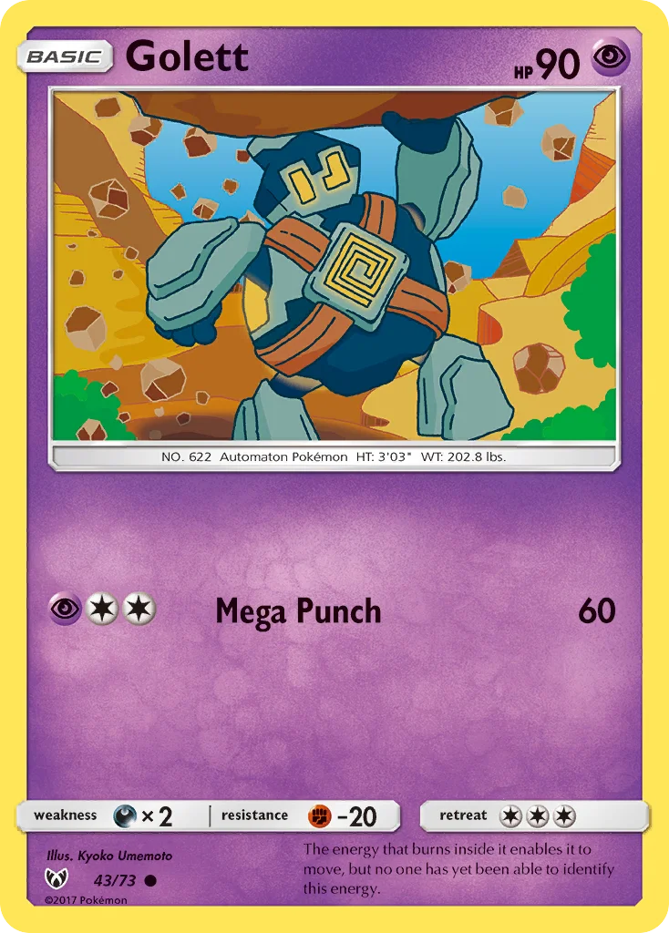 Golett Pokemon card