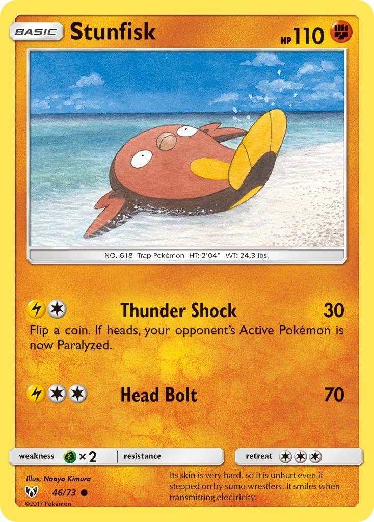 Stunfisk Pokemon card