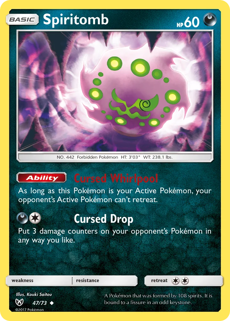 Spiritomb Pokemon card