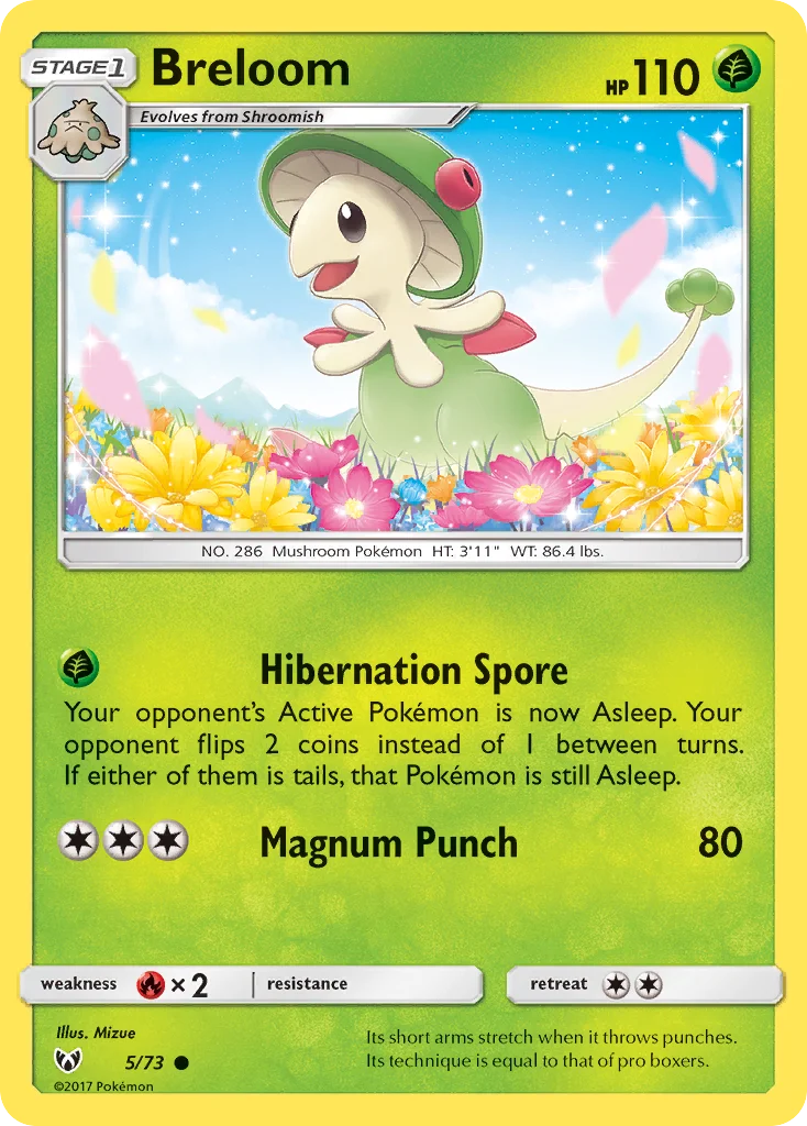 Breloom Pokemon card