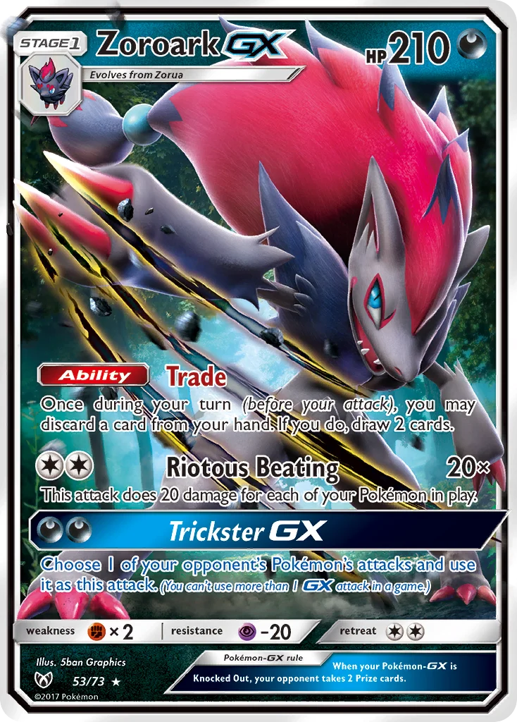 Zoroark-GX Pokemon card