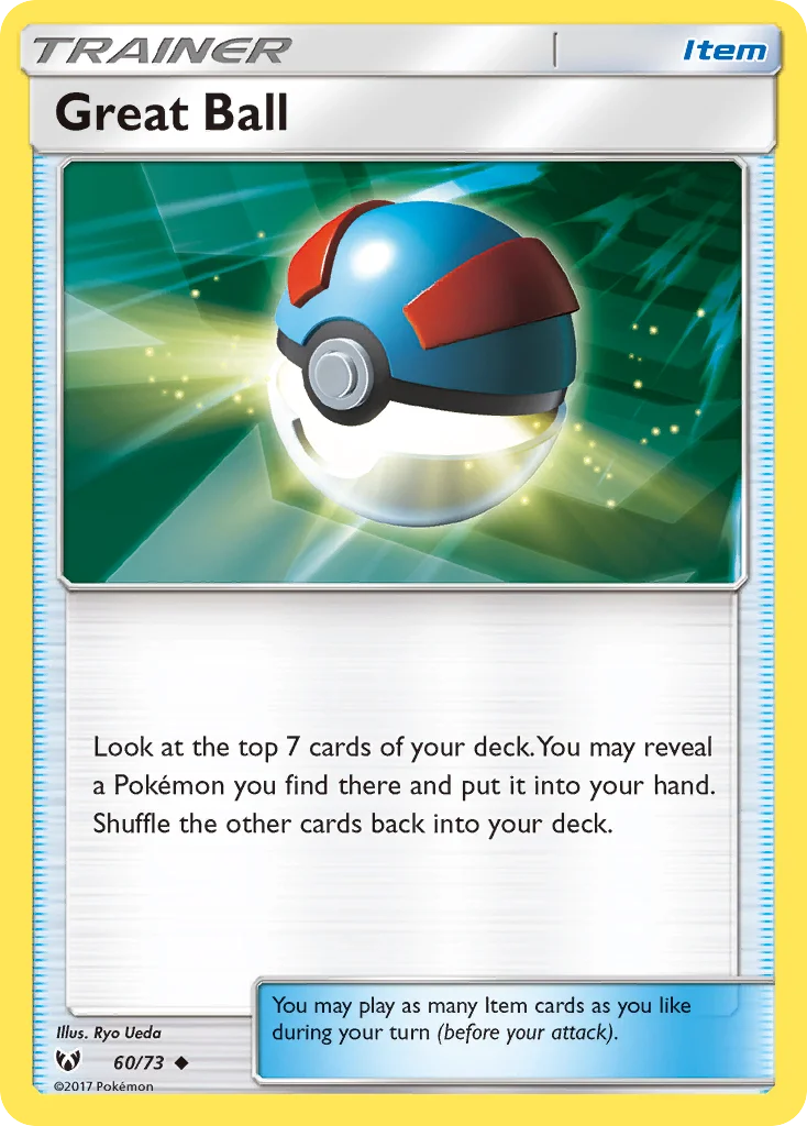 Great Ball Pokemon card