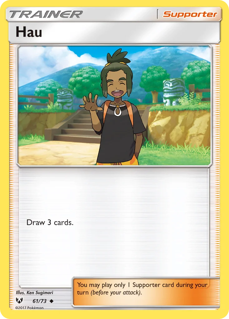Hau Pokemon card