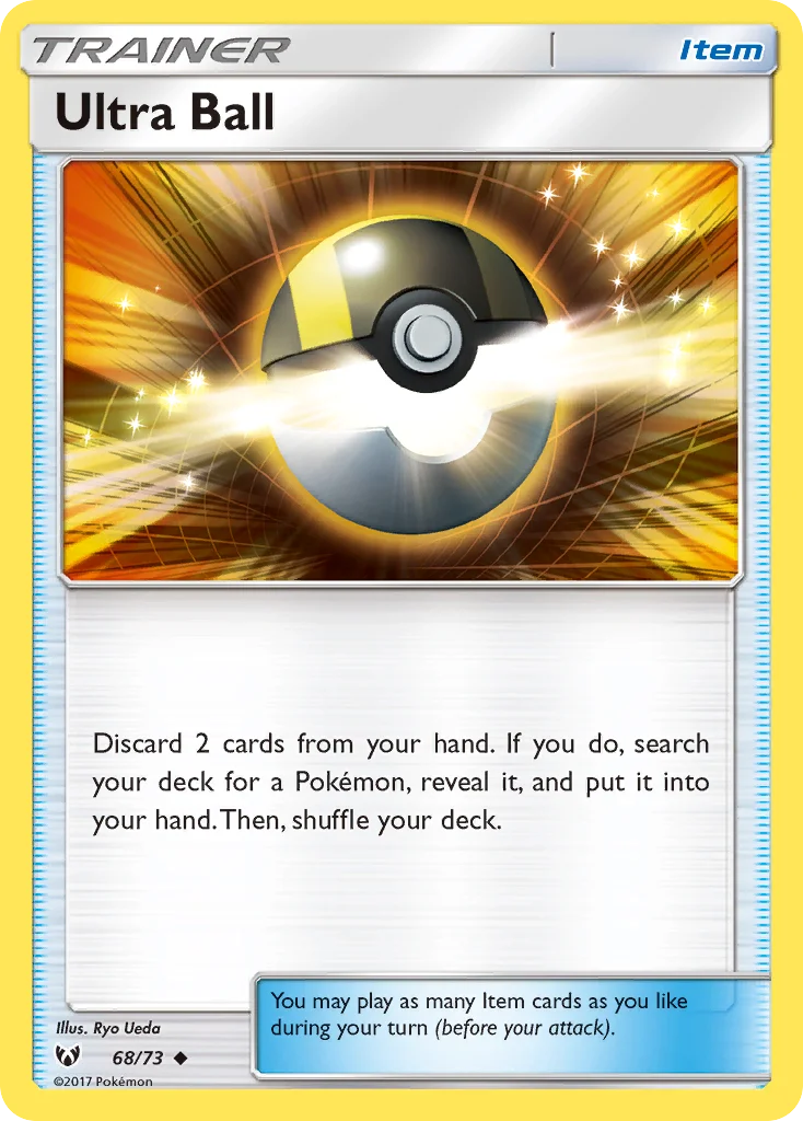 Ultra Ball Pokemon card
