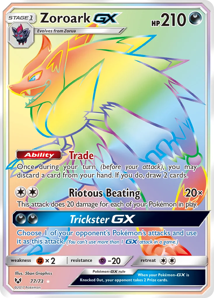 Zoroark-GX Pokemon card