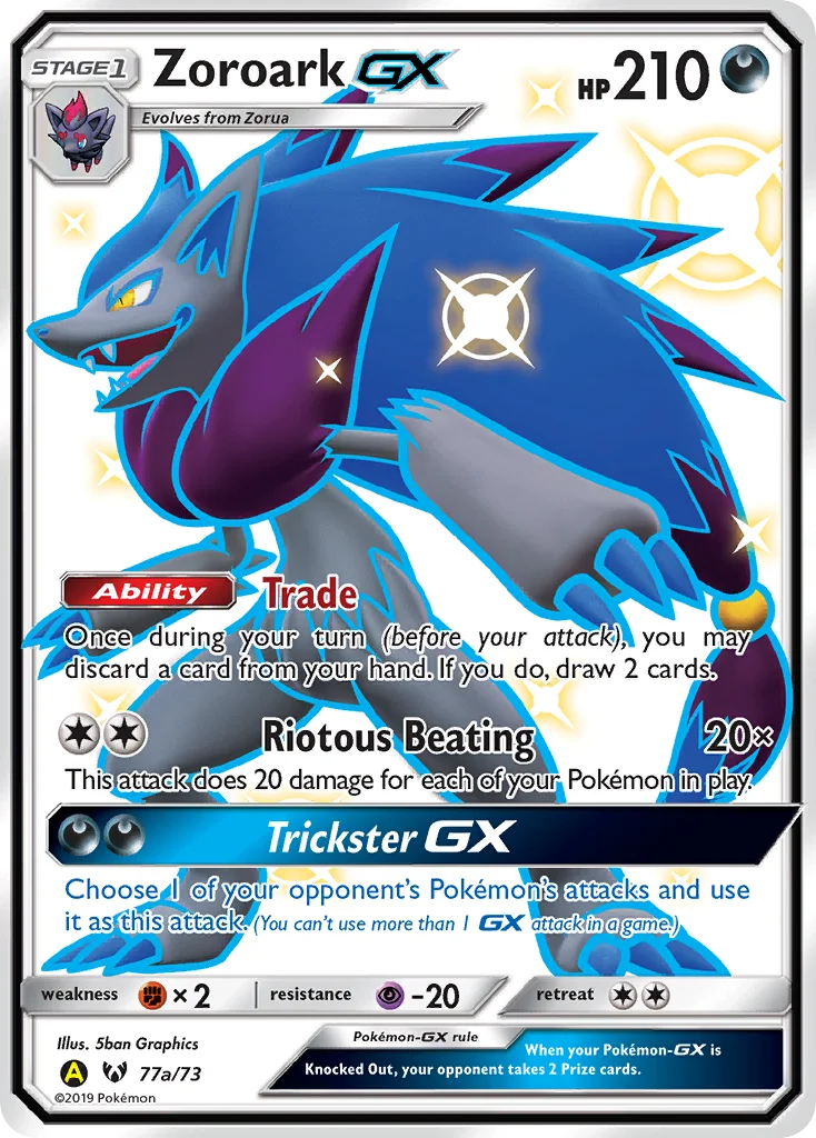 Zoroark-GX Pokemon card