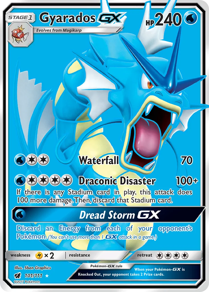 Gyarados-GX Pokemon card