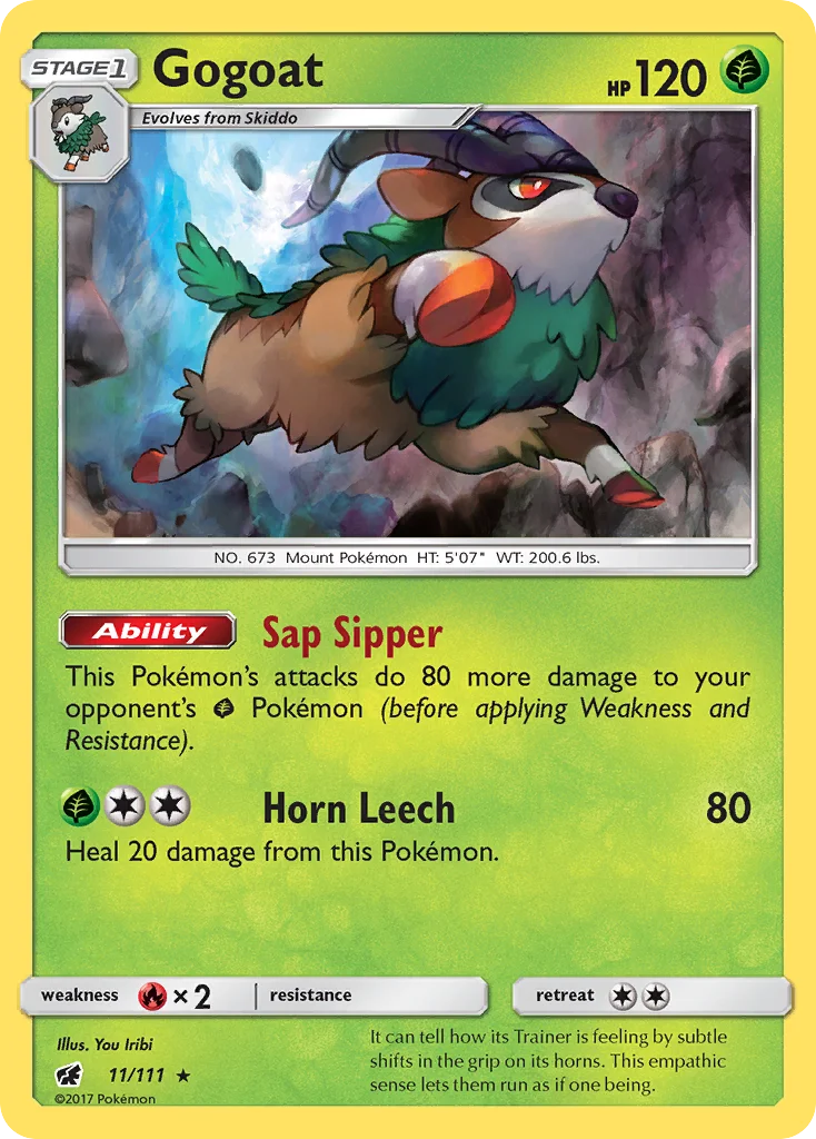 Gogoat Pokemon card