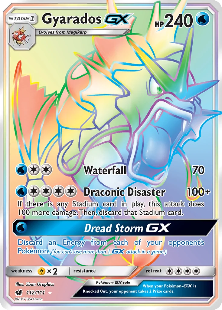 Gyarados-GX Pokemon card