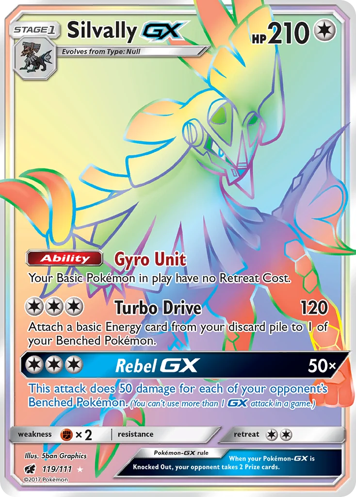 Silvally-GX Pokemon card