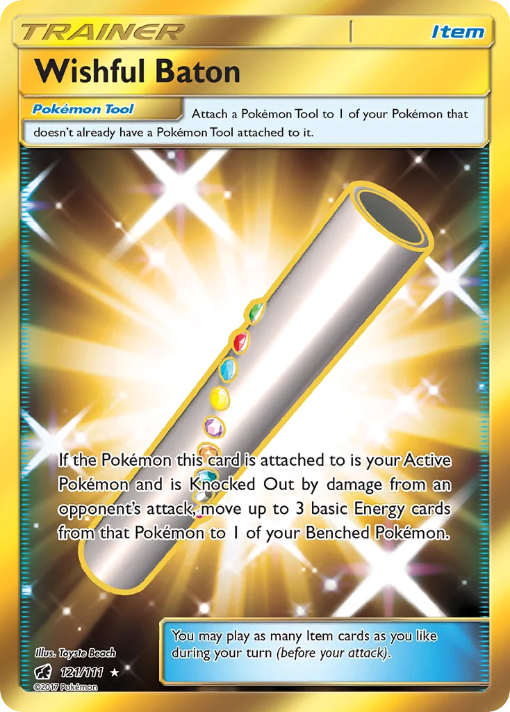 Wishful Baton Pokemon card