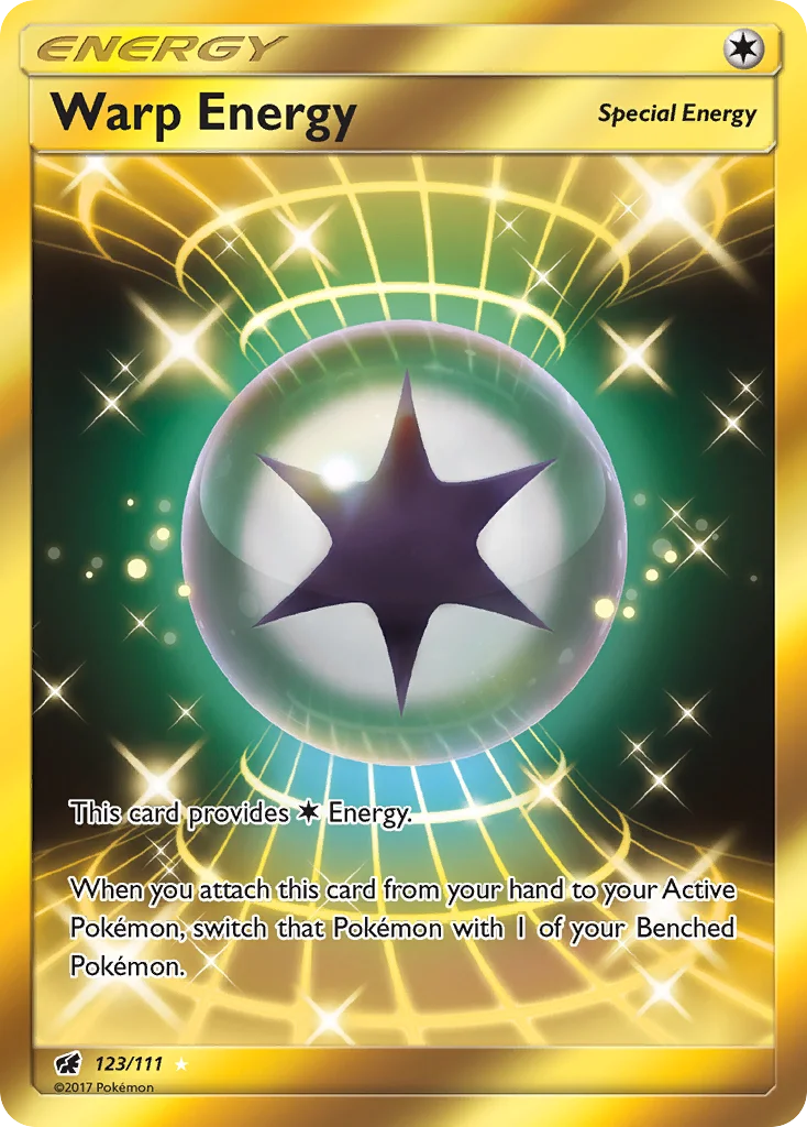 Warp Energy Pokemon card