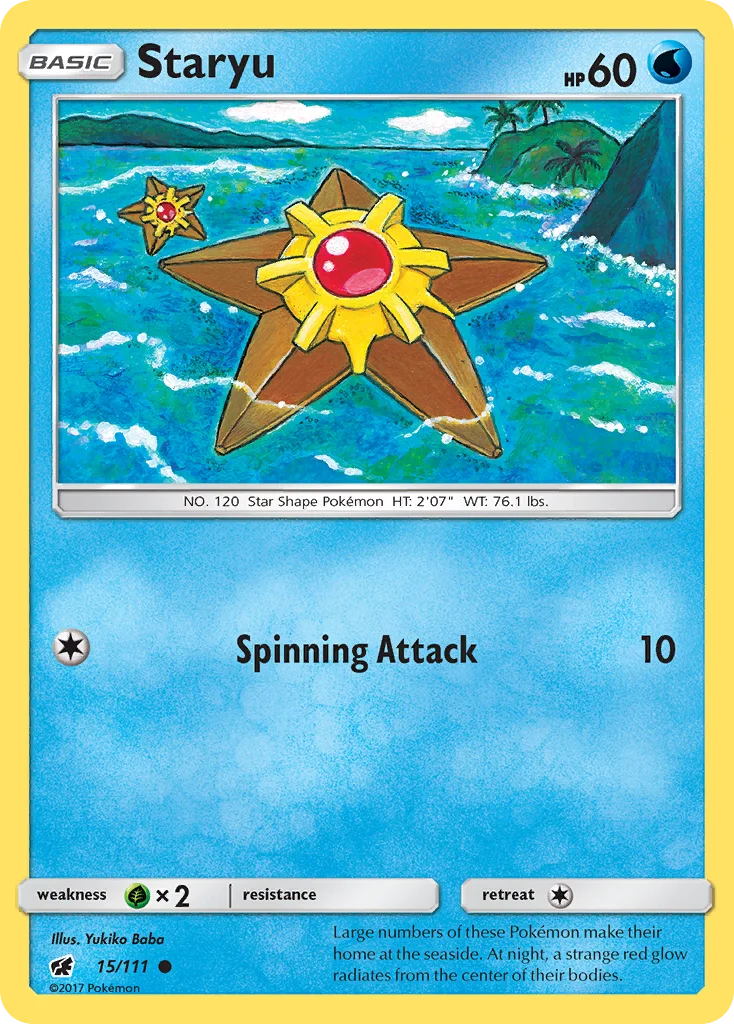 Staryu Pokemon card