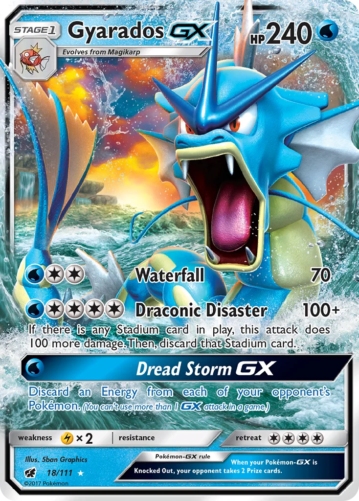 Gyarados-GX Pokemon card