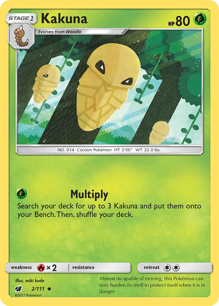 Kakuna Pokemon card