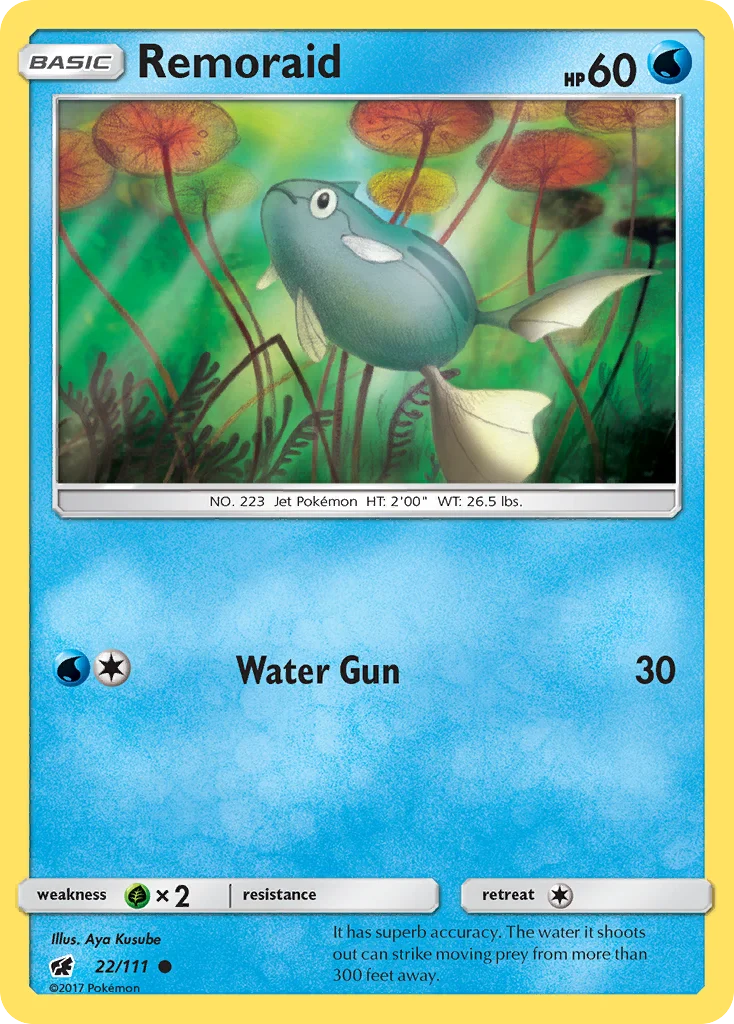 Remoraid Pokemon card