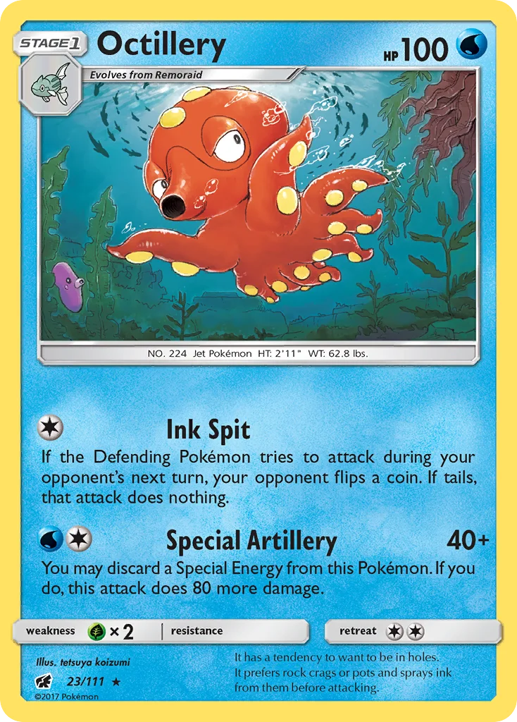 Octillery Pokemon card