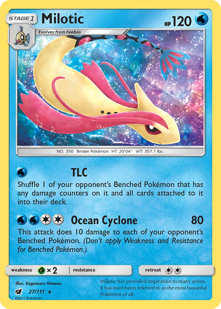 Milotic Pokemon card