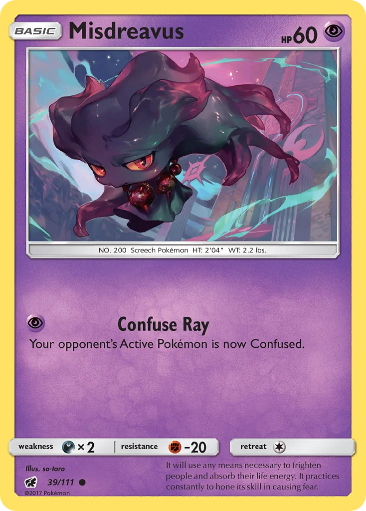 Misdreavus Pokemon card