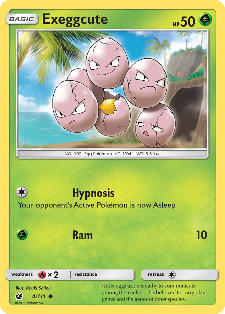 Exeggcute Pokemon card