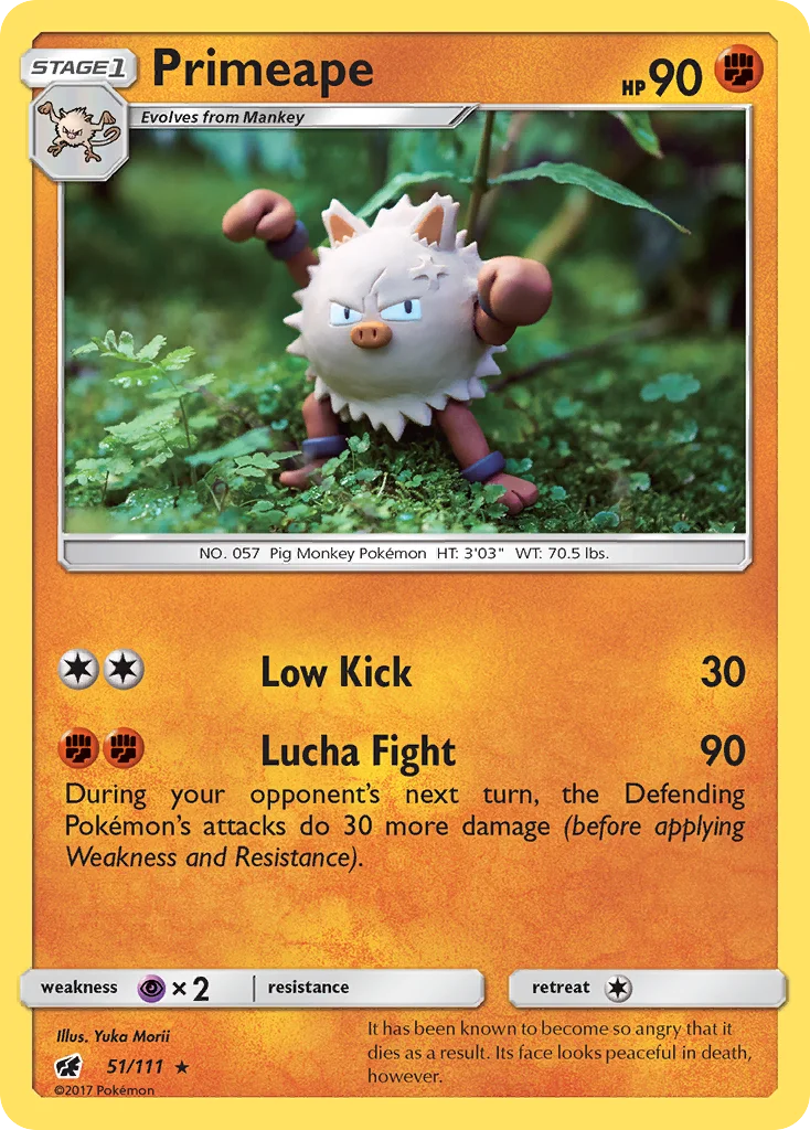 Primeape Pokemon card