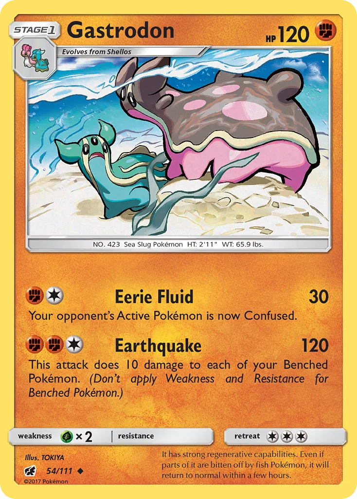 Gastrodon Pokemon card