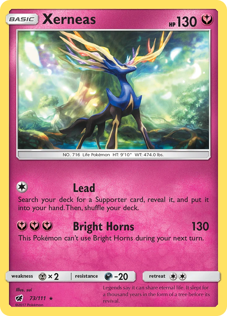 Xerneas Pokemon card