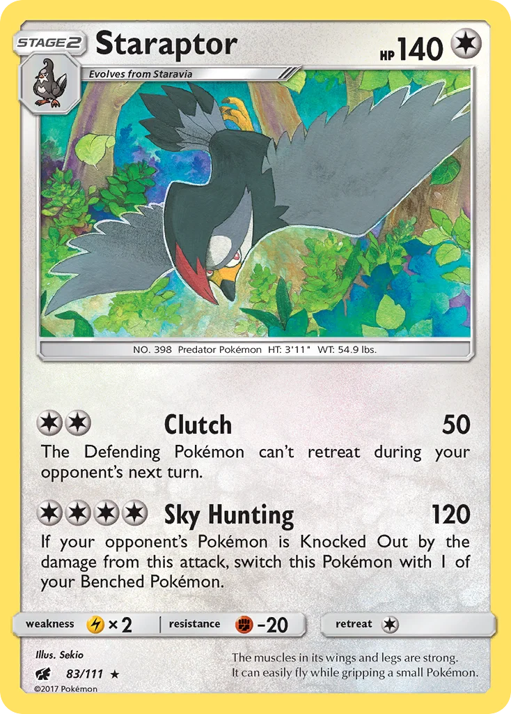 Staraptor Pokemon card