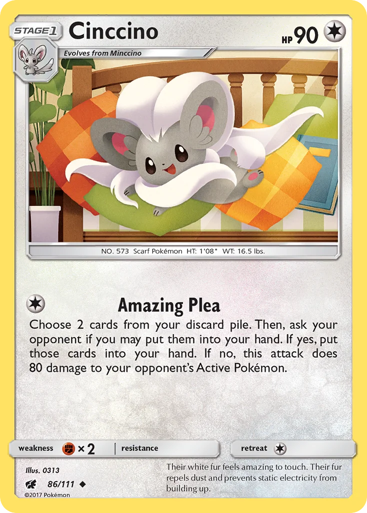 Cinccino Pokemon card