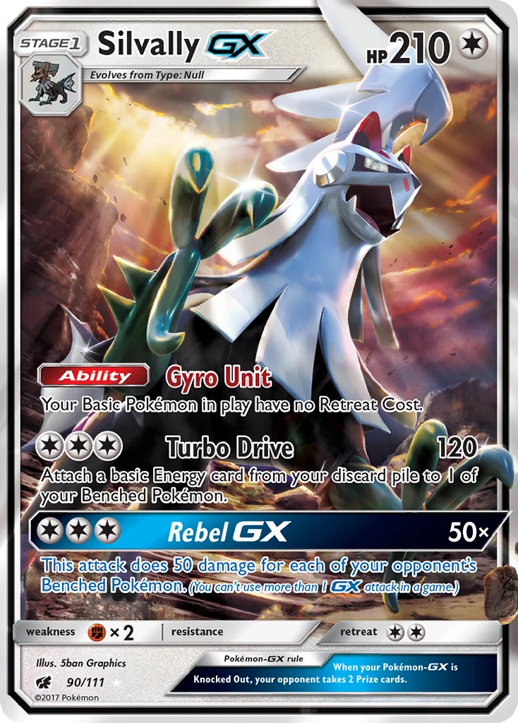 Silvally-GX Pokemon card