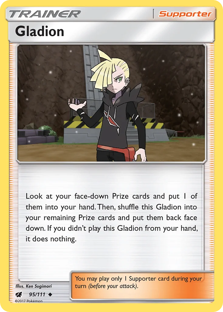 Gladion Pokemon card