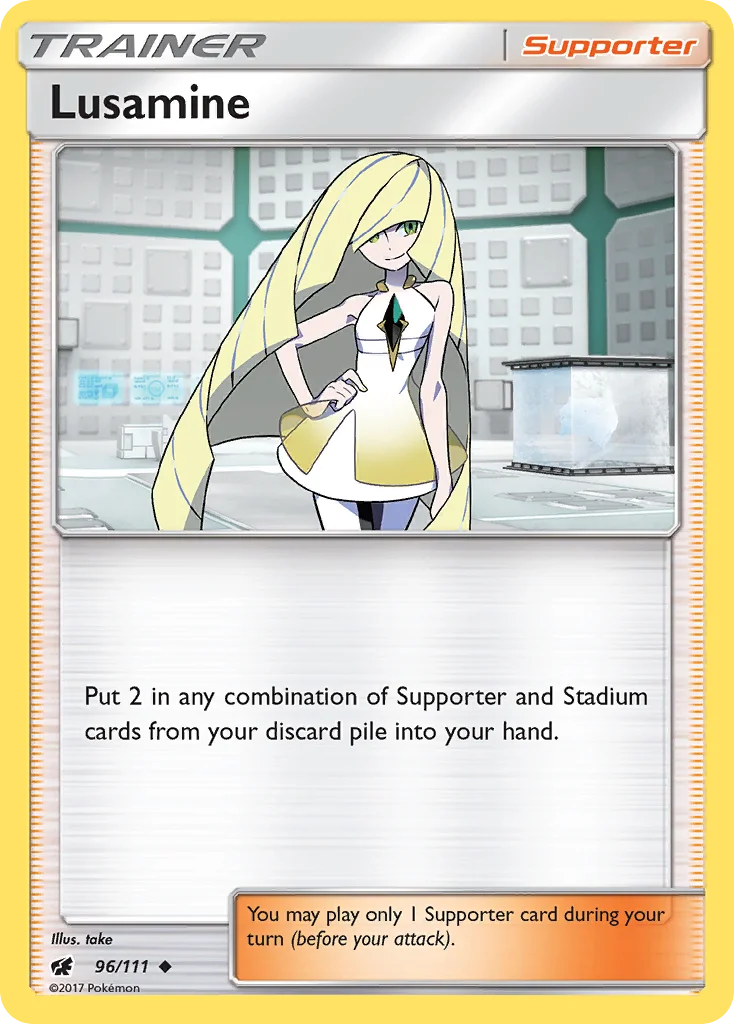 Lusamine Pokemon card