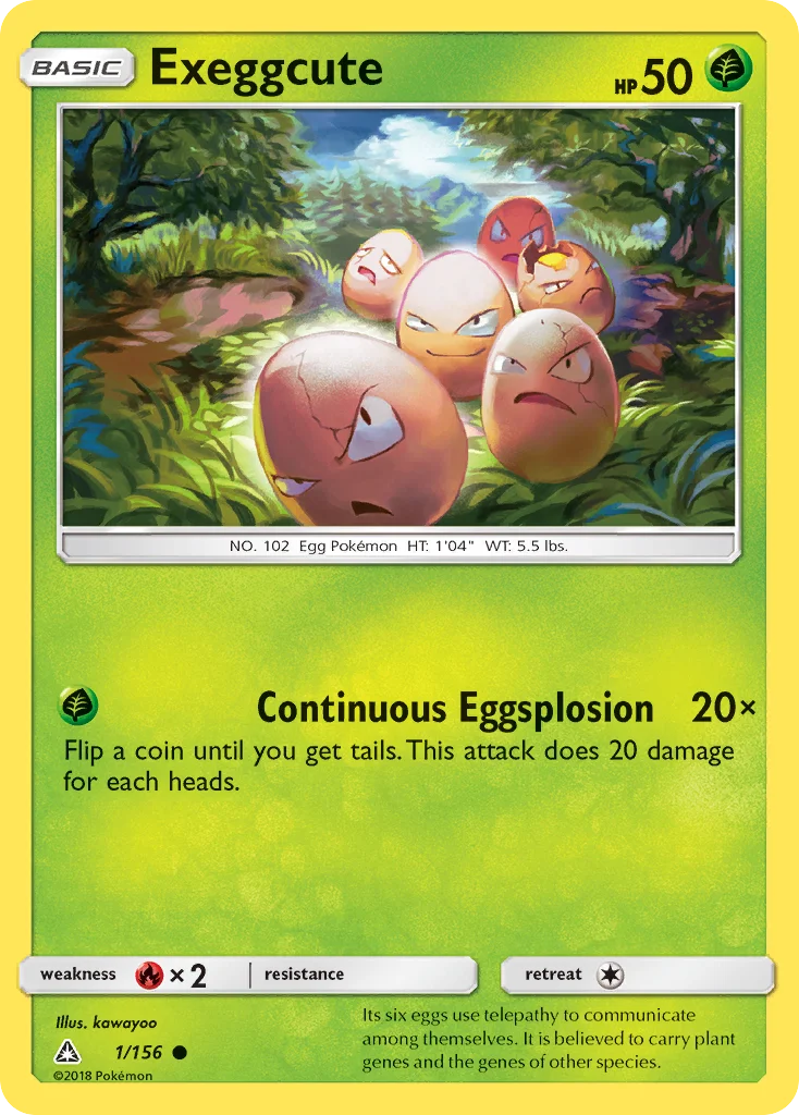Exeggcute Pokemon card