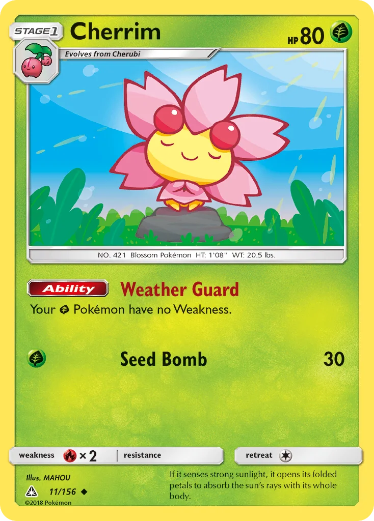 Cherrim Pokemon card