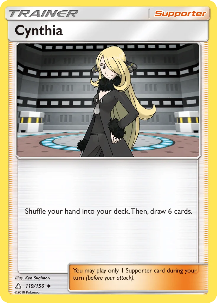 Cynthia Pokemon card