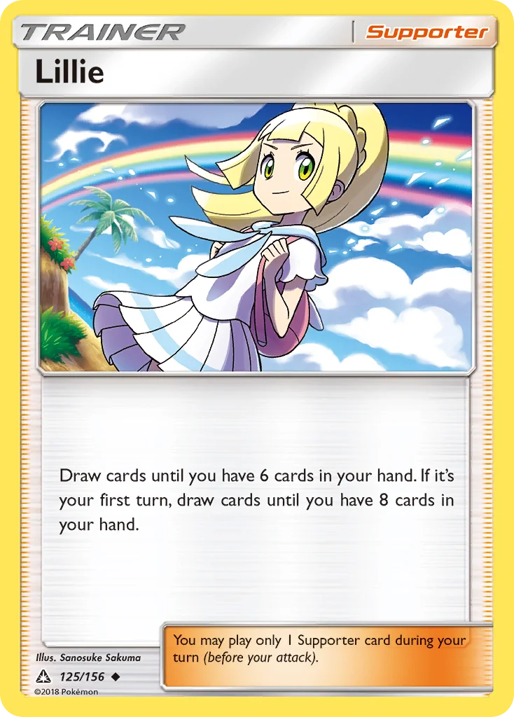 Lillie Pokemon card