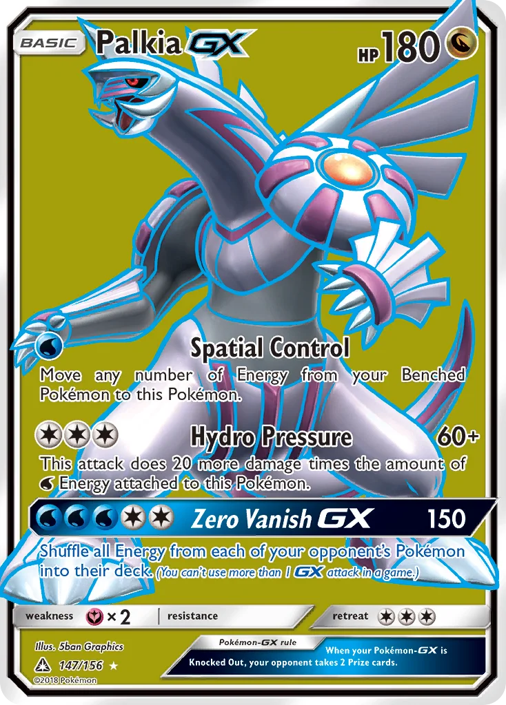 Palkia-GX Pokemon card