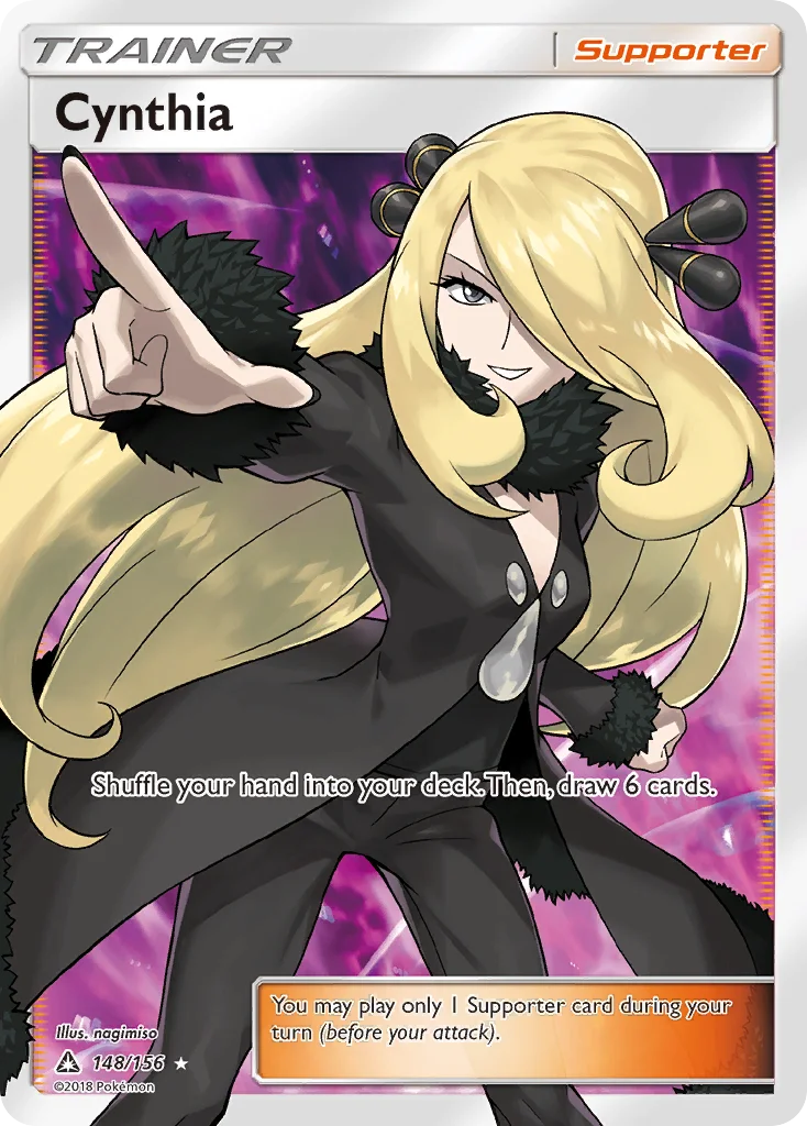 Cynthia Pokemon card