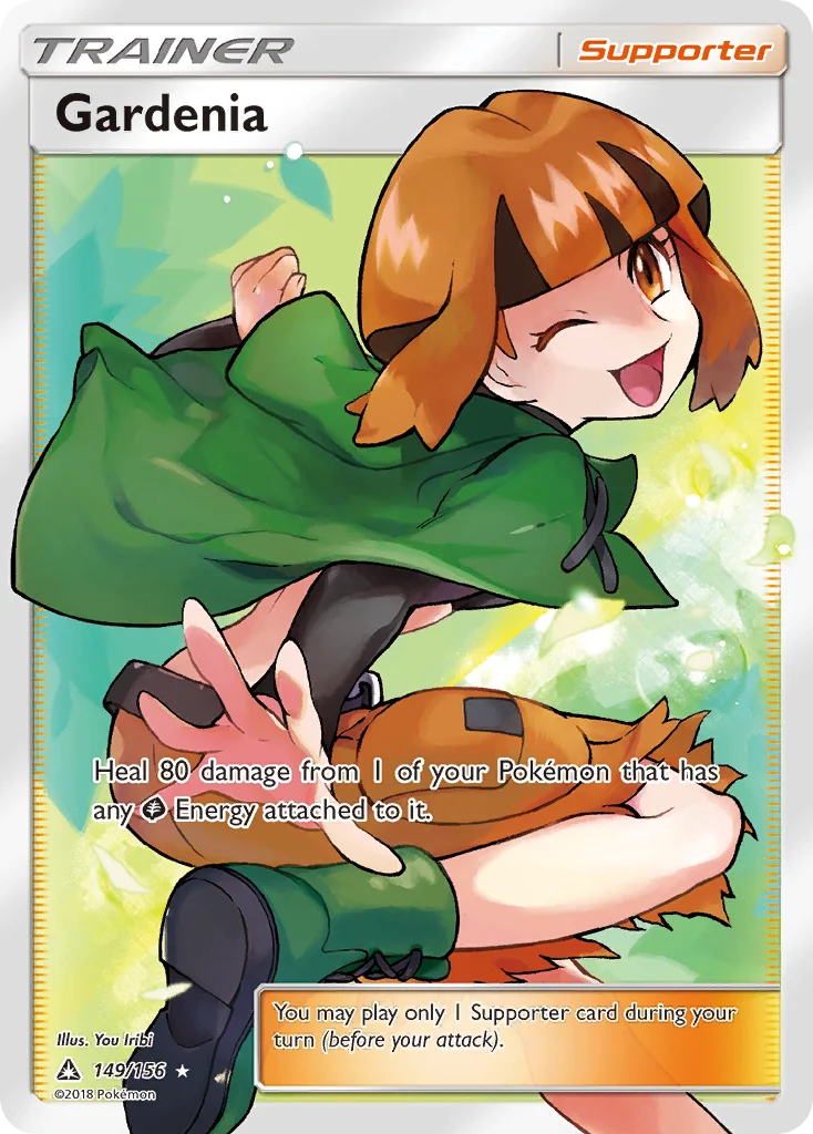 Gardenia Pokemon card