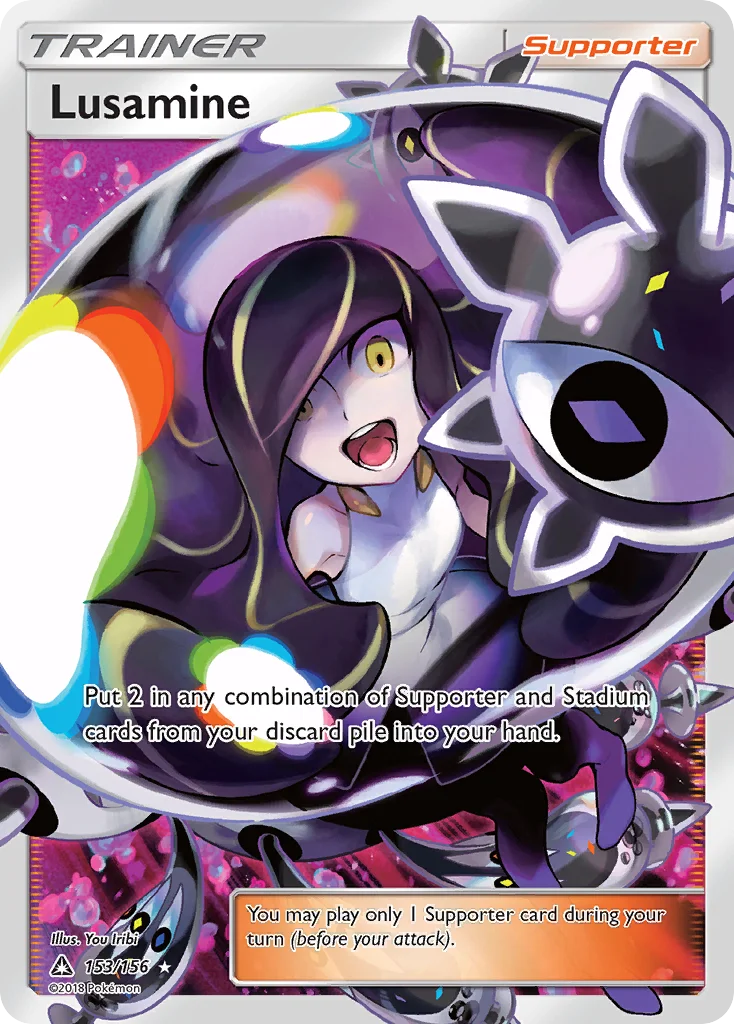 Lusamine Pokemon card