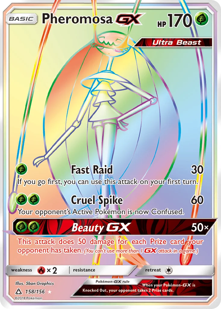 Pheromosa-GX Pokemon card